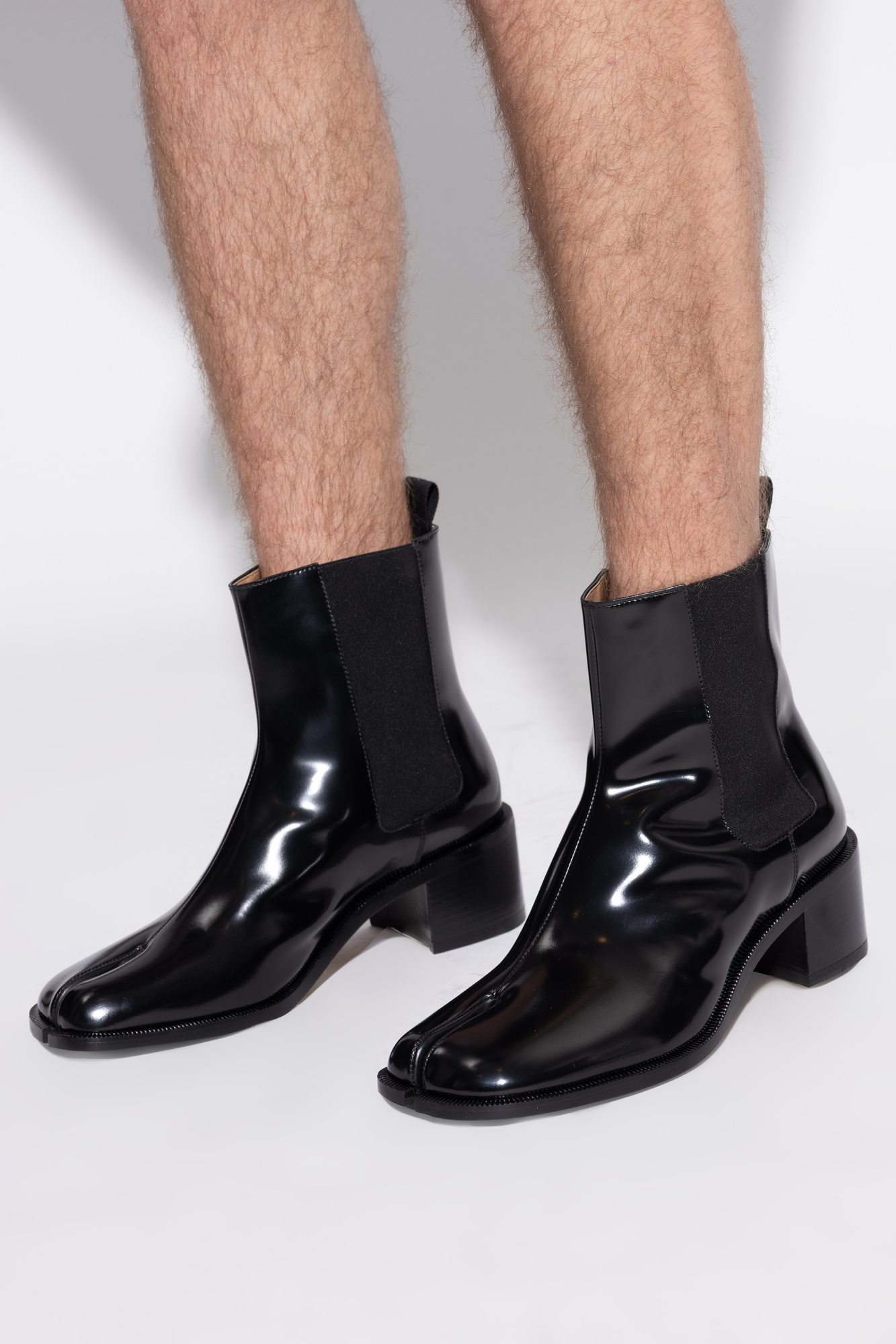 Maison Margiela Leather ankle boots | Men's | Vitkac
